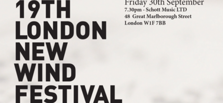 19th LONDON NEW WIND FESTIVAL